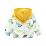 Children's Clothing Boys' Spring Clothing Little Dinosaur Jacket Boys' Foreign Style Tide Hooded