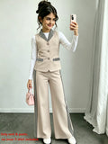 Girls' Fashion Suit, Foreign Suit, Vest, Jacket and Trousers Two-piece Suit