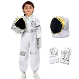 Kid Boy Girl Halloween Cosplay Costumes Astronaut Holiday Party Suits 4 Pcs Set