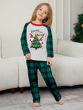Family Matching Santa Claus Letters Christmas Parent-child Print Loungewear Pajamas