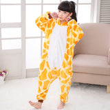 Kid Baby Girl Boy Flannel Cartoon Animal Pajamas