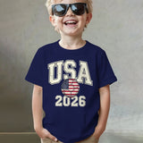 Kid Boy Girl USA Independence Day 250th Anniversary Fashion Summer T-Shirt