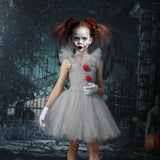 Clown Soul Children Costume Cosplay Halloween Horror Clown Cosplay Children