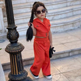 Kid Baby Girl Summer Suit Casual Fashion 2 Pcs Set