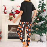 Faimily Matching Halloween Christmas Parent-child Loungewear Pajamas