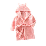 Kid Baby Girl Flannel Cute Thickened Coral Velvet Pajamas