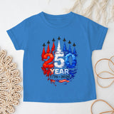 Kid Boy Girl USA Independence Day Fashion Short Sleeve T-Shirt Summer Top