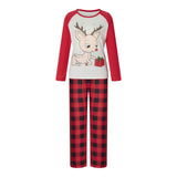 Family Matching Parent-child Family Happy Deer Christmas Pajamas Loungewear