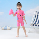 Baby Girl One-piece Flamingos Swimsuits