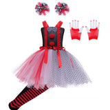Children's Halloween Costumes Clown Revival Show Tutu Festival Party Clown Girl