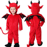 20.26 Million Halloween Children's Clothing Cute Demon Bat Show Clothes Boys and Girls