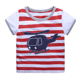 Kid Baby Boy Summer Knitted Bottoming T-Shirts
