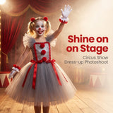 Harry Quinn Clown Cosplay Dress Halloween Masquerade