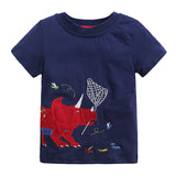 Kid Baby Boy Summer Knitted Bottoming T-Shirts