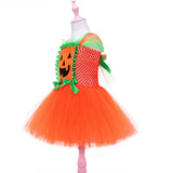 Halloween Children's Costume New Girls Princess Dress Cosplay Pumpkin Masquerade