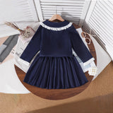 5-12Y Kid Girl Korean College Style 2 Pcs Set