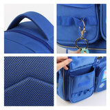 Kid Boy Double-layer Primary Secondary Zipper Cartoon Multi-pocket Backpack