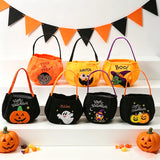 Handheld Pumpkin Bag Witch Ghost Owl Sugar Bag Halloween Decoration