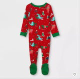 Family Matching Christmas Printed Parent-child Long-sleeved Pajama Loungewear