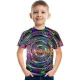 Kid Boy 3D Printed Fashion Short Sleeve T-Shirt Tops