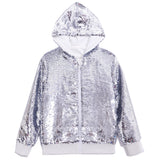 1-12T Kid Baby Boy Girl Fashion Flip Sequins Design Halloween Party Coats Jacket