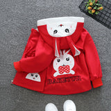 Children's Clothing Girls Coat Hooded Cartoon Trench Coat Older Children Boys Spring Coat Jacket Cardigan