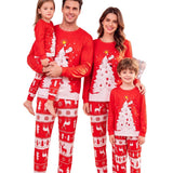 Family Matching Parent-child Warm  Fashion Casual Printing Pajamas