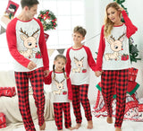 Family Matching Parent-child Family Happy Deer Christmas Pajamas Loungewear