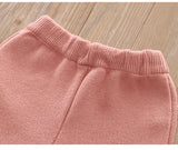 1-6T Kid Baby Girls Knit Long Sleeve Suits 2 Pcs Set