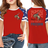 Kid Boy Girl USA Independence Day 250th Anniversary Loose Casual T-shirt Top