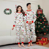 Family Matching Santa Claus Snowman Gingerbread Man Christmas Parent-Child Printed Loungewear Pajamas