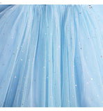 Kid Spring Autumn Long Sleeved Elsa Pengpeng Dresses