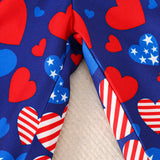 Kid Baby Girl Summer Short-sleeved Independence Day Two-piece Set