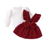 Infant Baby Girl Spring Autumn Cute Bow Dress