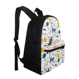 Kid School Dinosaur Sloth Print Student Bag