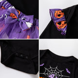 0-18M Baby Girl Halloween Costume Holiday Atmosphere Long Sleeves 3 Pcs Set