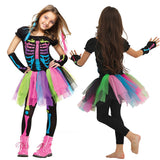Halloween Skeleton Costume Cosplay Masquerade Children's Show