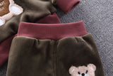 Baby Boys Girls Spring Winter Fashionable Casual 3 Pcs Sets