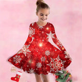 Christmas Fashion Kids Christmas Casual Dress New Year Gifts Christmas