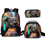 Kid Game Console Handle Schoolbag Students School Season 3 pcs/set
