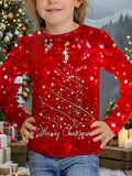 New Girls Cute Casual Fashion High Quality Christmas Women's Long Sleeves