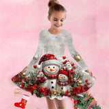 Christmas Fashion Kids Christmas Casual Dress New Year Gifts Christmas