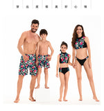Family Matching Parent-child Swimsuit Split Bikini Beach Pants Swimwear