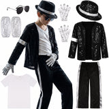 Children's Michael Jackson Costume Set Sequin Costume Halloween Stage Costume
