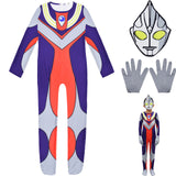 Kid Boy Halloween Manga Ultraman Cosplay Costume Pajamas