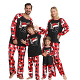 Family Matching Christmas Parent-child  Printed Loungewear Pajamas