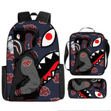 Kid Boy Girl Shark Cartoon Backpack School Bag
