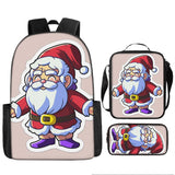 Kid Christmas Bacpack 3D Digital Printing Schoolbags