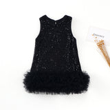 Kid Baby Girls Sequined Tank Princess Dress