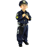 3-12Y Halloween Kids Boy Police Uniform Suit Party Cosplay Costume